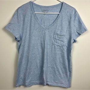 Ann Taylor LOFT Vintage Soft Short Sleeve Tee Shirt Size L